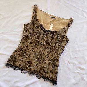 NWT Elie Tahari Lace Blouse Size M